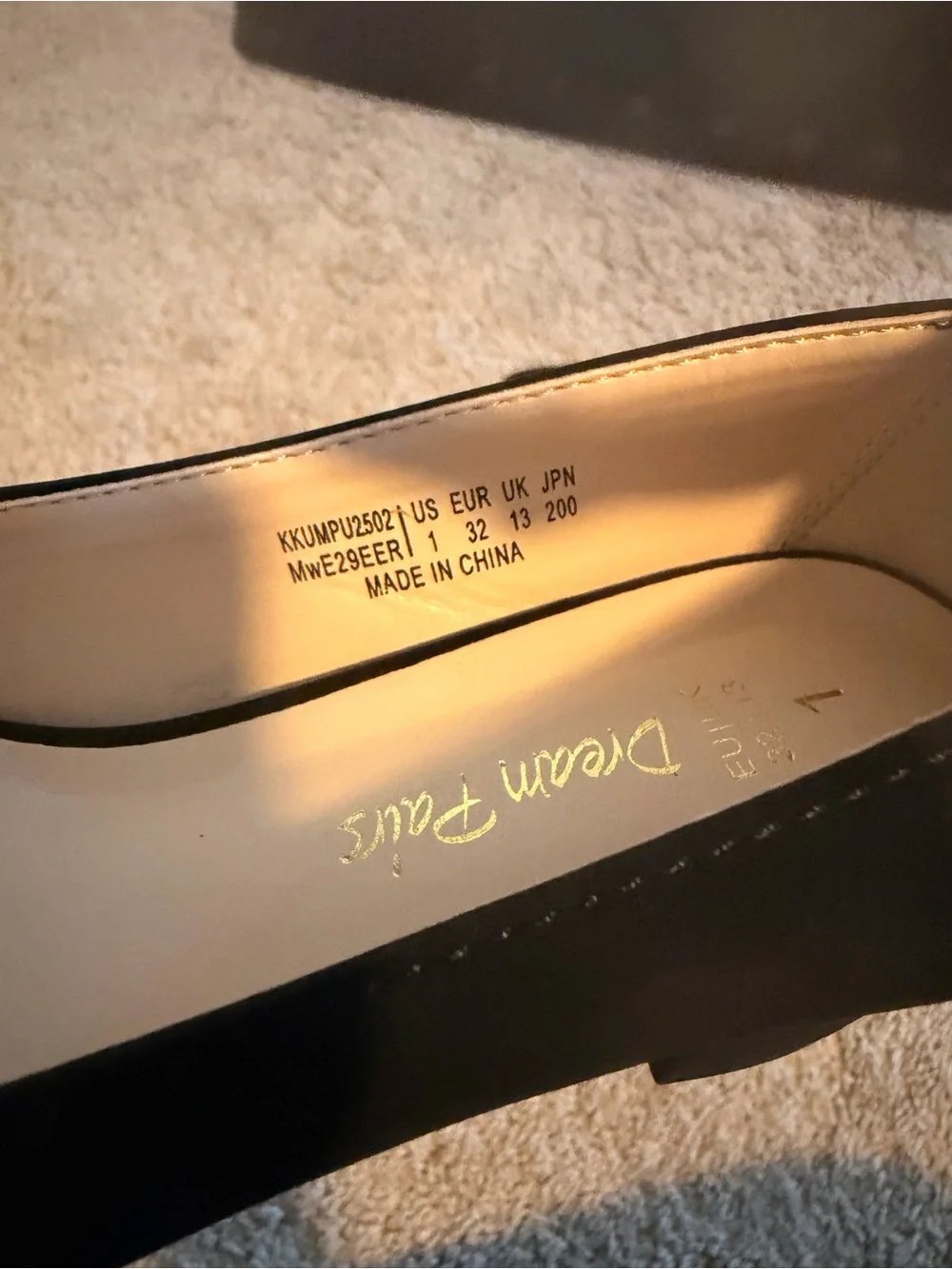 Black Ankle-Strap Girl's Pumps